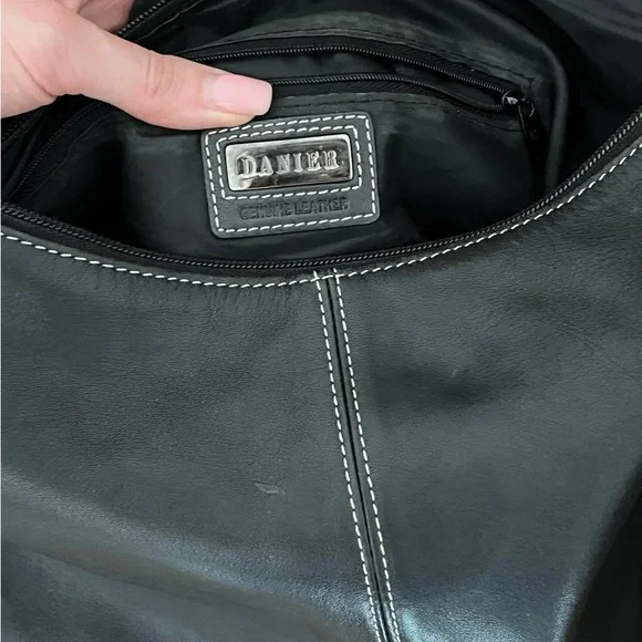 Danier Black Leather Hobo Bag - Picture 8 of 8